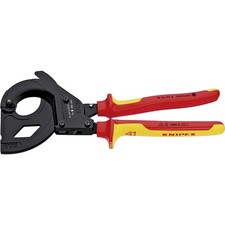 Knipex  95 36 315 A Ratschen-Kabelschneider Geeignet für (Abisoliertechnik) s...