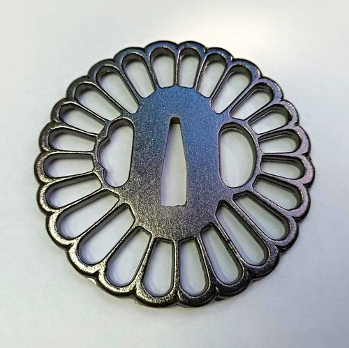 Tsuba chrysantheme katana - tsuba,
