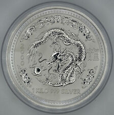 Australien Drache 2000 Silber 1 Kg Lunar I Jahr des Drachen 30 Dollar st Silver