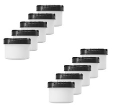 10x 500 ml Vorratsbehälter mit Schraubdeckel, Vorratsdose, Mehldose
