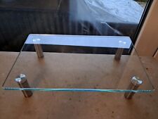 Bildschirmerhöhung Monitorerhöhung Tisch TV Aufsatz Monitor Glasaufsatz 38,5 cm