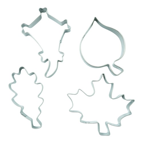 Ausstecher 4er set - set, blätter