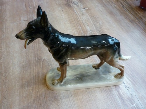 Antiker deutscher schäferhund - antiker,