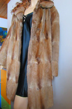 CARL ZEUMER  - DAMEN - PELZ - WINTERMANTEL - PELZMANTEL -  MANTEL - Grösse: L 