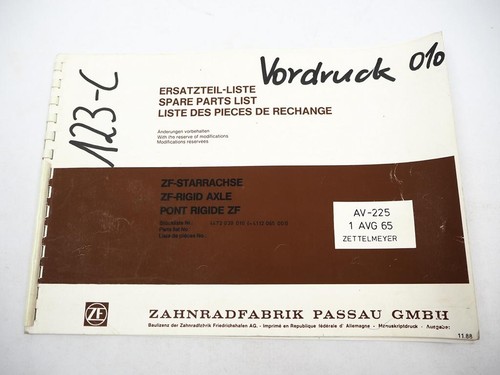 225 starrachse 1avg 65 - zf, av-225