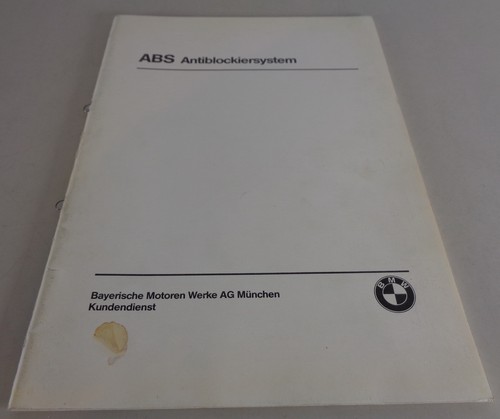 Schulungsunterlage bmw abs - bmw,