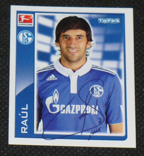 Raul topps sticker - raul,