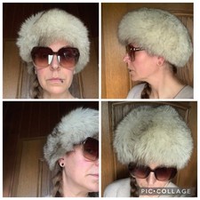 Vintage Damen Pelz Mütze Edel