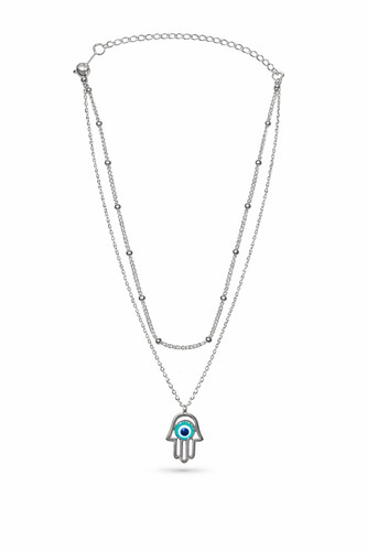 Doppelkette hamsa hand - hamsa, nazar