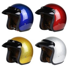 Retro Motorrad Farradhelm Halbschalen Oldtimerhelm Jethelm Sturzhelm Rollerhelm
