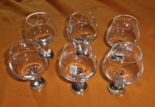 6 stk. Holmegaard Cognacglas