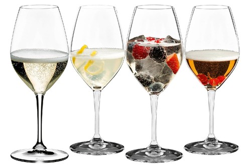 Champagne glas set - glas,
