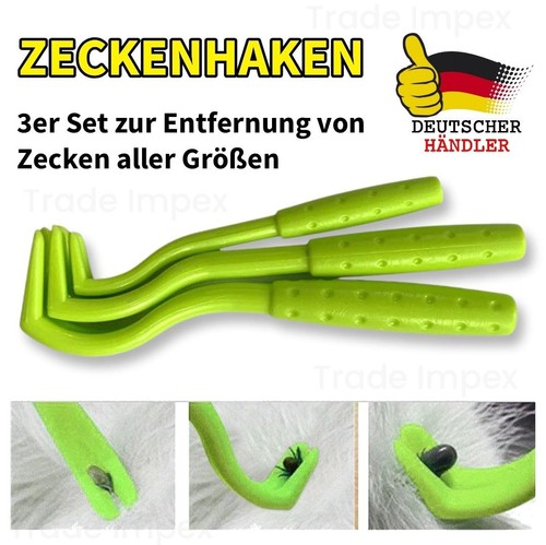 3er set zeckenentferner zange - 3er,