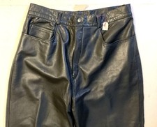 Schwarze Lederhose - Größe
