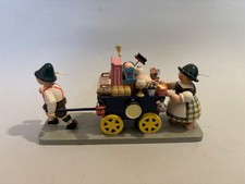 Schöne Erzgebirge Holzfigur Wendt & Kühn, Umzugswagen Topzustand vollständig