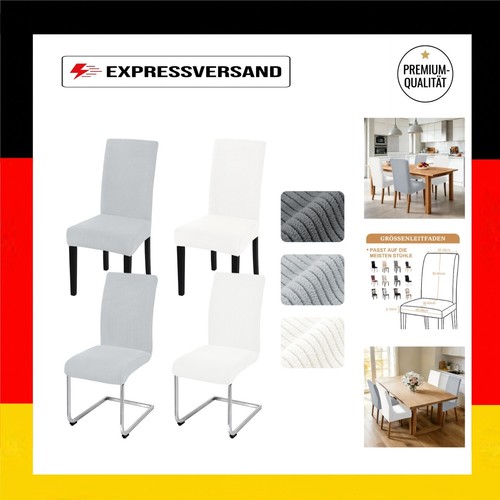 Alishomtll 4er set stuhlhussen - alishomtll,