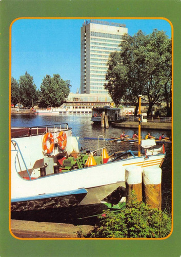 Postkarte potsdam interhotel - postkarte, potsdam,