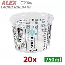 20x 750ml Mischbecher