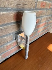 Herstal Chrom Wandleuchte mit