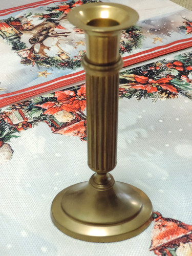 Alter messing kerzenhalter - messing,