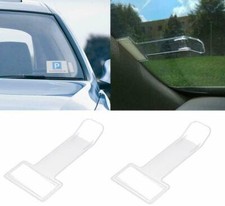 ZWEI 2x Parkscheinhalter Clip Zettelhalter Halter Parkschein Parkausweis Set