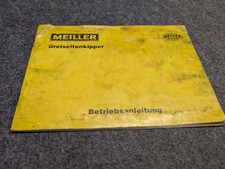 Meiller Dreiseitenkipper für LKW Betriebsanleitung Bedienungsanleitung 1993