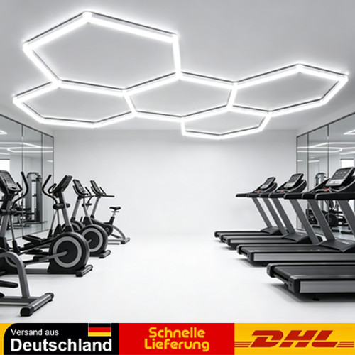 Hexagon led lampe 192w - led,