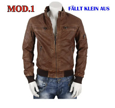 Bikerjacke Kunstleder