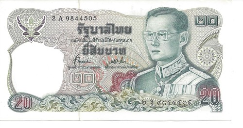 Geldschein banknote thailand - geldschein,