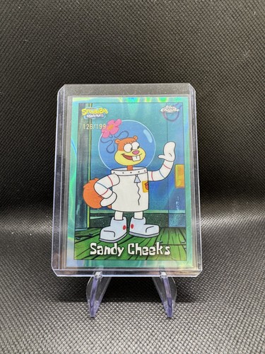 Topps chrome spongebob - chrome,