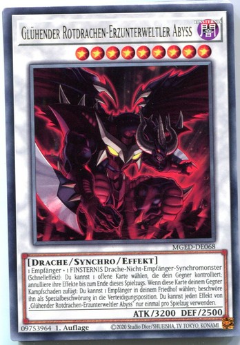 Glühender rotdrachen - yu-gi-oh,
