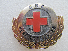 altes Abzeichen BRK Bereitschaften Bayerisches Rotes Kreuz - Brosche ca. 4,3 cm