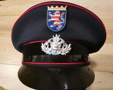 Schirmmütze Feuerwehr Hessen Ca 55cm Mit Helm,Löwen Flammen Emblem