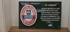 JEVER Blechschild-Reklameschild 