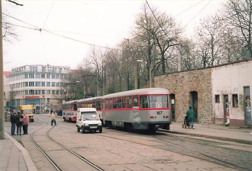 Foto tram halle saale hst - halle/saale,