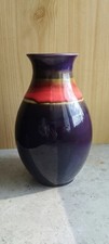 Hutschenreuther Pop-Art Keramik Vase von Renée Neue. 70er. Höhe 19 cm.