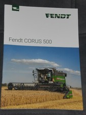 FENDT CORUS 500 Mähdrescher Prospekt von 2022 ( FENDT 475 )