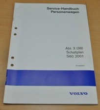 Volvo S60 2001 Schaltplan Werkstatthandbuch Service Handbuch