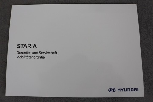 Hyundai staria serviceheft - hyundai,