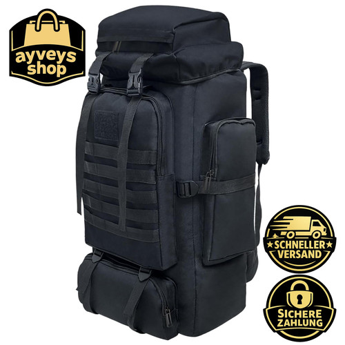 Wanderrucksack 80l wasserdicht - 80l,
