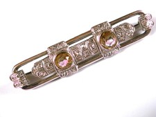 Art Deco Brosche Silber 835