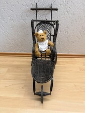 Nostalgie Puppenwagen Buggy mit Bär   