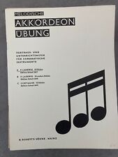 Melodische Übung Vortragsmusik chromatisch F. Ladewig 10 Stücke Akkordeon Noten 