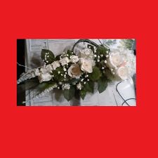 Geschenkidee Gesteck Kunstblumen Trockengesteck Tisch Fries Floristik Arbeit