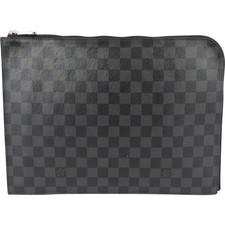 Louis Vuitton Damier Graphit Monogram Pochette Jour Clutch Abendtasche