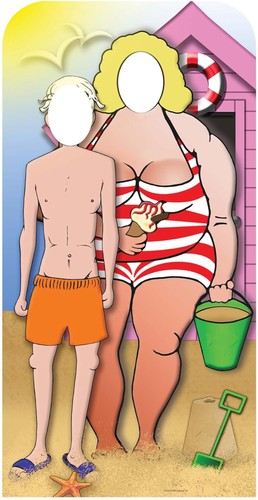 Strandleben fotowand stand - strandleben,