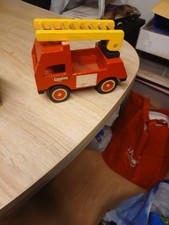 KINDER HOLZFAHRZEUG FEUERWEHR