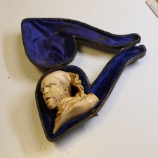 Orientalisten Kopf Meerschaumpfeife, 19 Jhd., 8 cm   D37