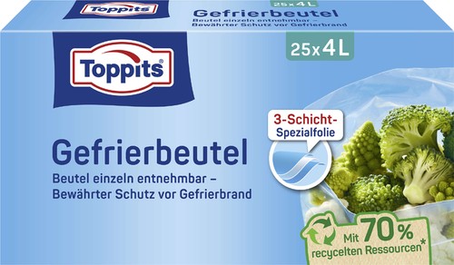 Toppits gefrierbeutel 4 - 25,