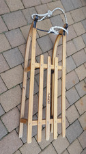 DAVOS 90cm Schlitten Holzschlitten